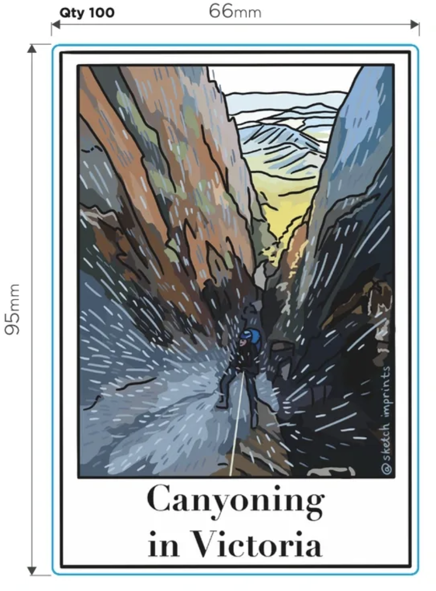 Crystal Brook Falls Sticker